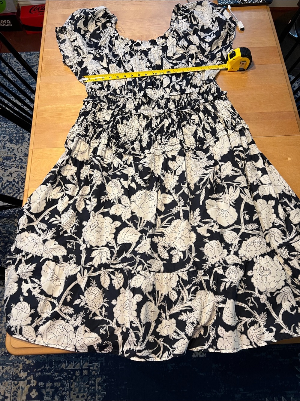 Time & Tru 3x XXXL 22w midi floral dress